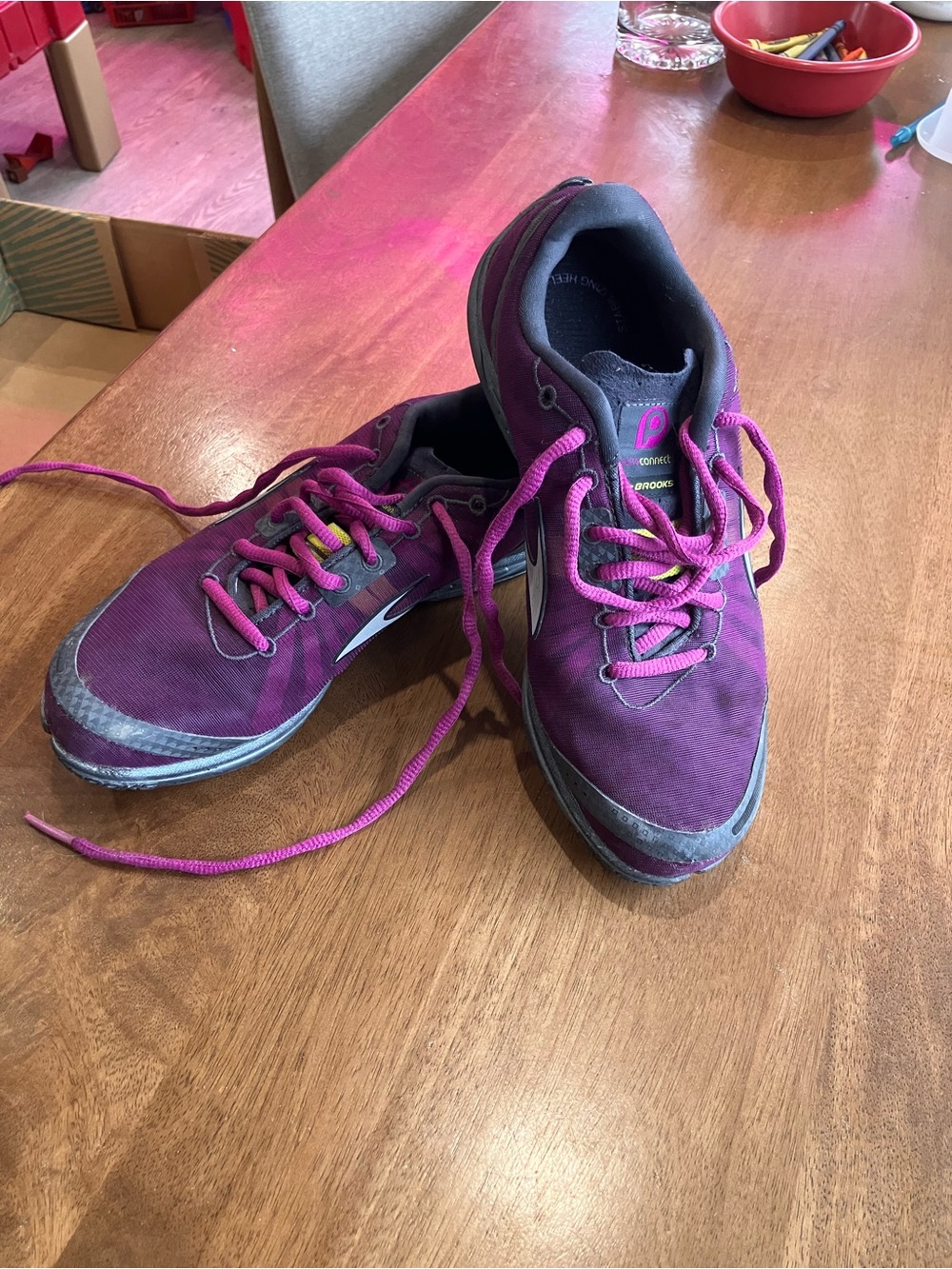 Brooks Pure Connect Purple and Pink Minimalist Running Sneakers